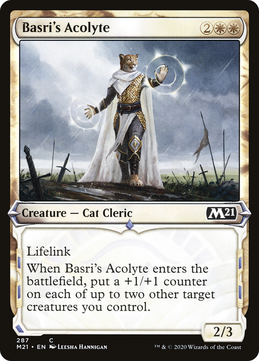 Basri's Acolyte (M21-287) - Core Set 2021: (Showcase) - Premium MTG Single from Wizards of the Coast - Just $0.08! Shop now at Game Crave Tournament Store