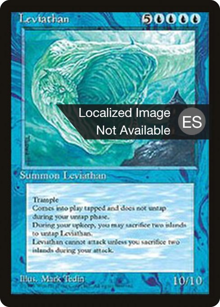 Leviathan (4BB-080) - Fourth Edition Foreign Black Border - Premium MTG Single from Wizards of the Coast - Just $4.32! Shop now at Game Crave Tournament Store