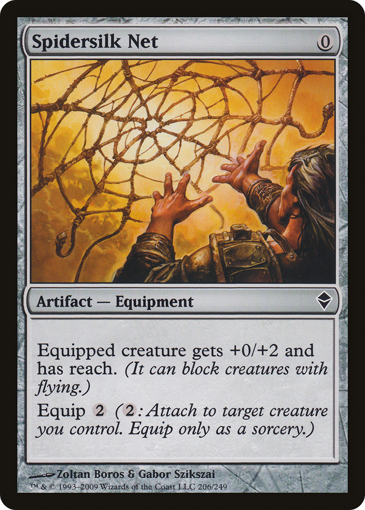 Spidersilk Net (ZEN-206) - Zendikar Foil - Premium MTG Single from Wizards of the Coast - Just $0.11! Shop now at Game Crave Tournament Store