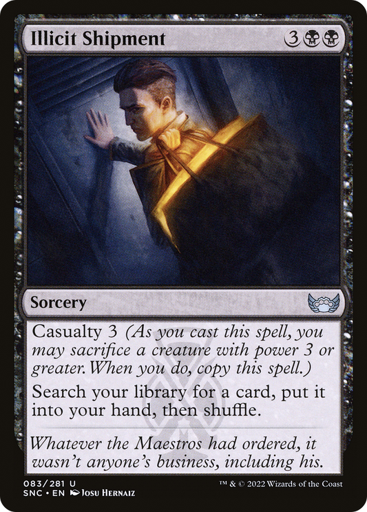 Illicit Shipment (SNC-083) - Streets of New Capenna - Premium MTG Single from Wizards of the Coast - Just $0.25! Shop now at Game Crave Tournament Store