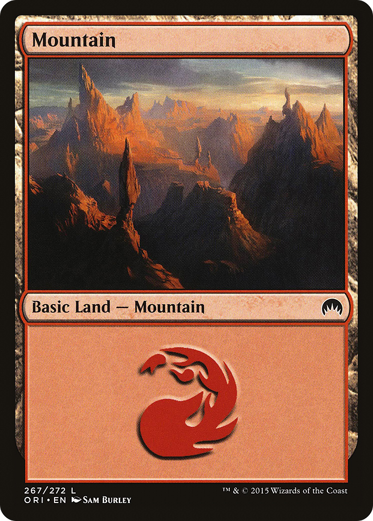 Mountain (ORI-267) - Magic Origins - Premium MTG Single from Wizards of the Coast - Just $0.08! Shop now at Game Crave Tournament Store