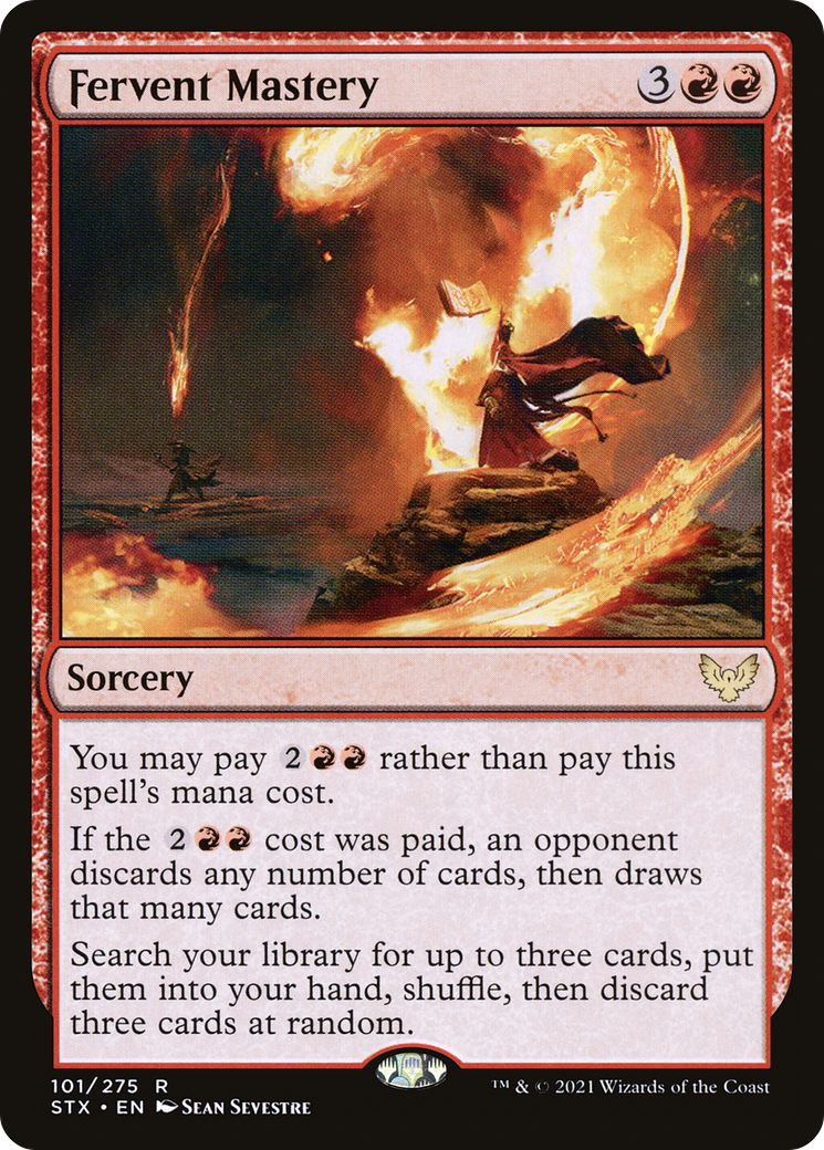 Fervent Mastery (STX-101) - Strixhaven: School of Mages - Premium MTG Single from Wizards of the Coast - Just $0.08! Shop now at Game Crave Tournament Store