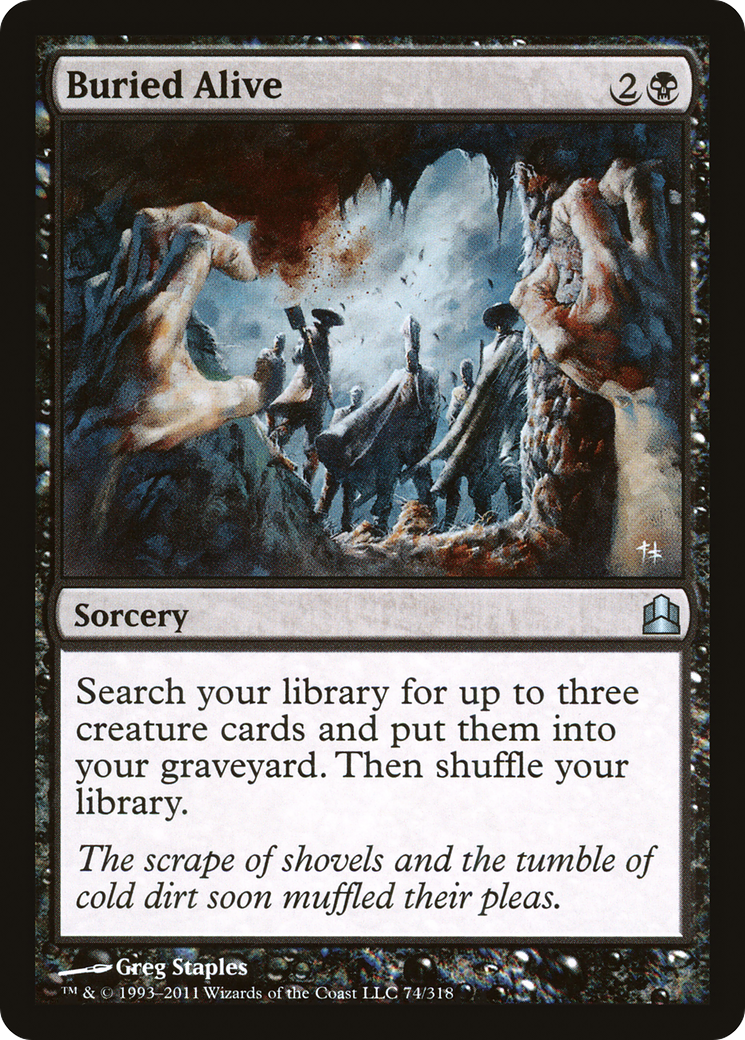 Buried Alive (CMD-074) - Commander 2011 - Premium MTG Single from Wizards of the Coast - Just $0.54! Shop now at Game Crave Tournament Store