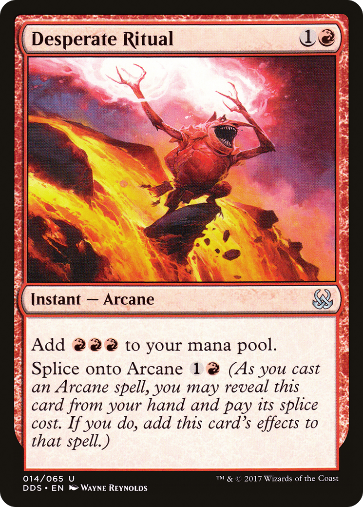Desperate Ritual (DDS-014) - Duel Decks: Mind vs. Might - Premium MTG Single from Wizards of the Coast - Just $1.52! Shop now at Game Crave Tournament Store