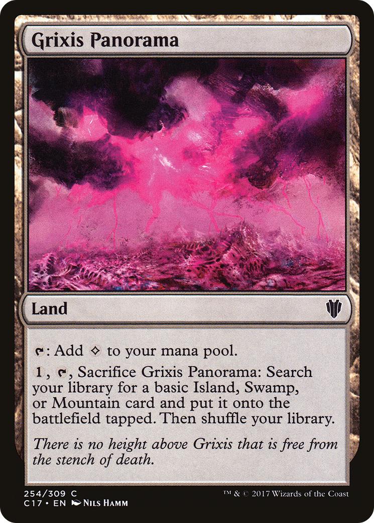 Grixis Panorama (C17-254) - Commander 2017 - Premium MTG Single from Wizards of the Coast - Just $0.08! Shop now at Game Crave Tournament Store