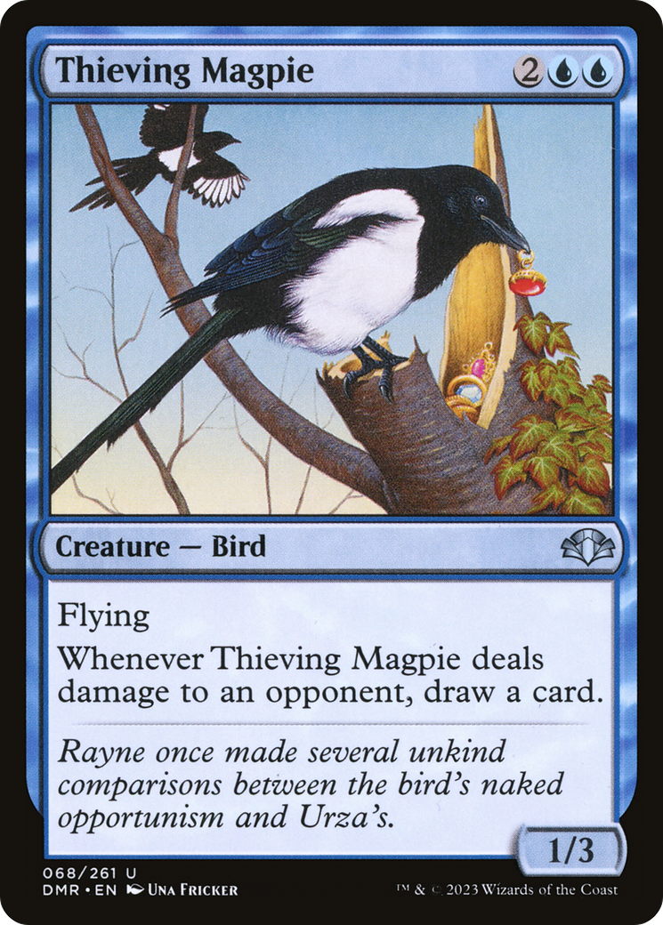 Thieving Magpie (DMR-068) - Dominaria Remastered - Premium MTG Single from Wizards of the Coast - Just $0.25! Shop now at Game Crave Tournament Store