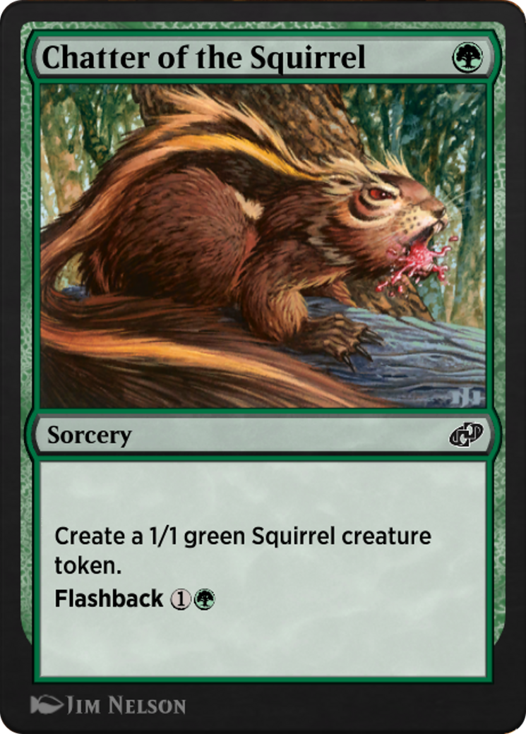 Chatter of the Squirrel (J21-553) - Jumpstart: Historic Horizons - Premium MTG Single from Wizards of the Coast - Just $0! Shop now at Game Crave Tournament Store
