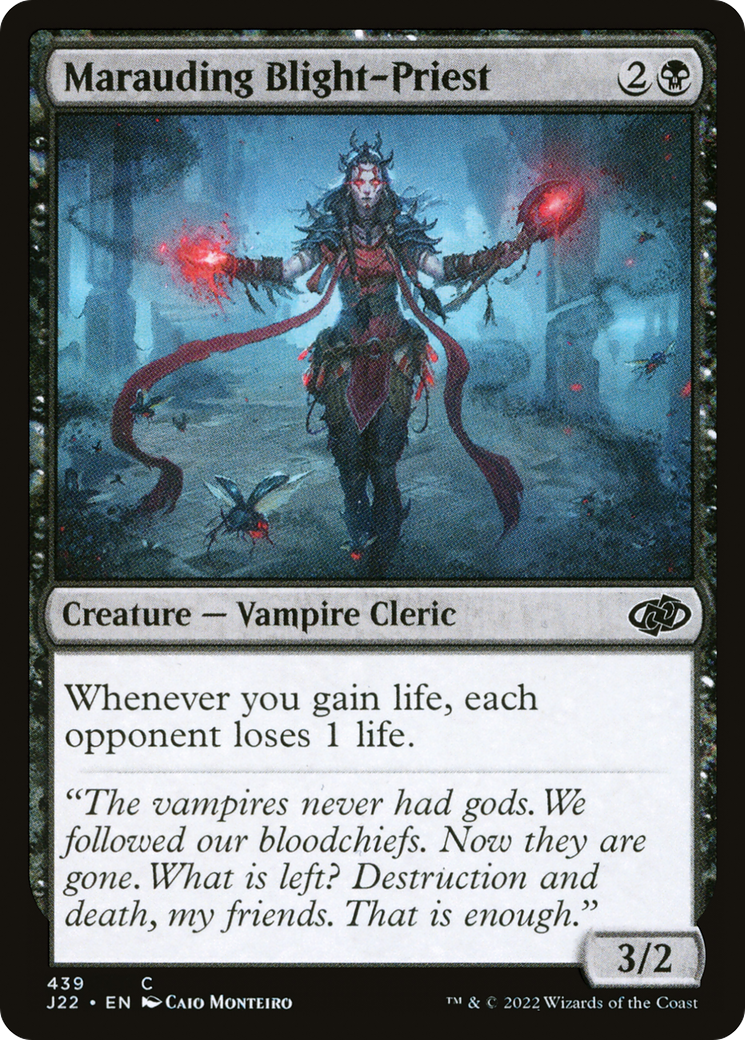 Marauding Blight-Priest (J22-439) - Jumpstart 2022 - Premium MTG Single from Wizards of the Coast - Just $0.08! Shop now at Game Crave Tournament Store