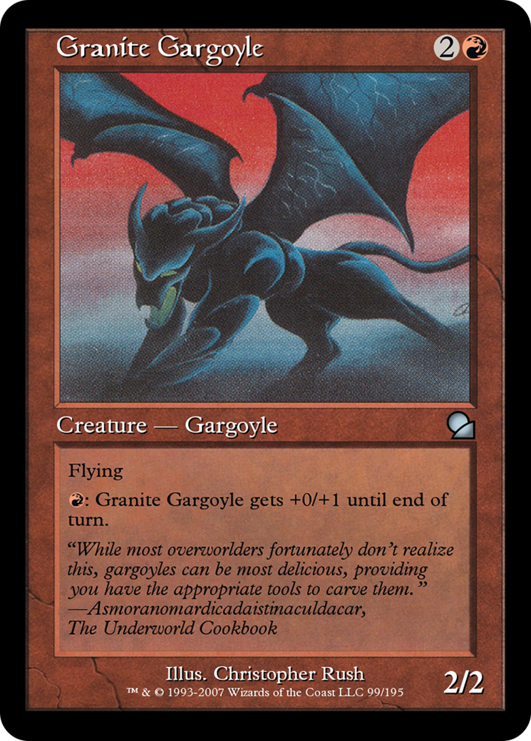 Granite Gargoyle (ME1-099) - Masters Edition - Premium MTG Single from Wizards of the Coast - Just $0! Shop now at Game Crave Tournament Store