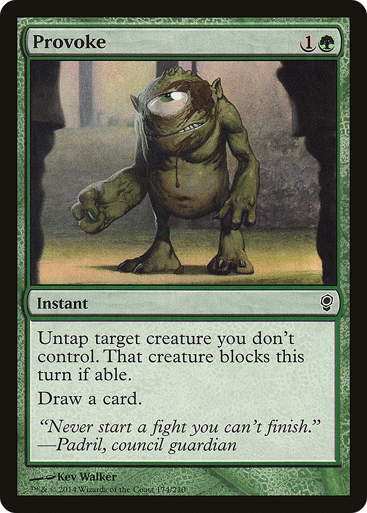 Provoke (CNS-174) - Conspiracy Foil - Premium MTG Single from Wizards of the Coast - Just $0.12! Shop now at Game Crave Tournament Store