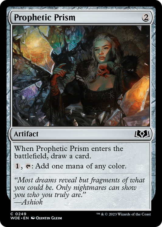 Prophetic Prism (WOE-249) - Wilds of Eldraine Foil - Premium MTG Single from Wizards of the Coast - Just $0.08! Shop now at Game Crave Tournament Store