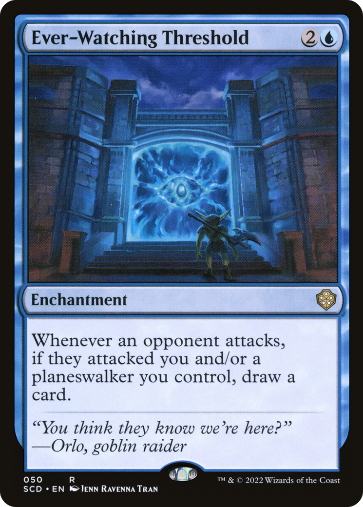 Ever-Watching Threshold (SCD-050) - Starter Commander Decks - Premium MTG Single from Wizards of the Coast - Just $0.38! Shop now at Game Crave Tournament Store