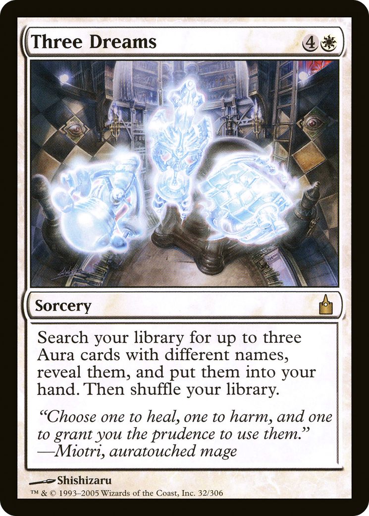 Three Dreams (RAV-032) - Ravnica: City of Guilds Foil - Premium MTG Single from Wizards of the Coast - Just $2.10! Shop now at Game Crave Tournament Store