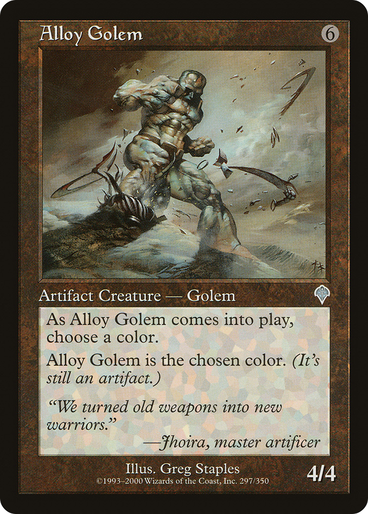 Alloy Golem (INV-297) - Invasion - Premium MTG Single from Wizards of the Coast - Just $0.08! Shop now at Game Crave Tournament Store