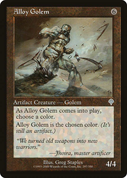 Alloy Golem (INV-297) - Invasion - Premium MTG Single from Wizards of the Coast - Just $0.08! Shop now at Game Crave Tournament Store