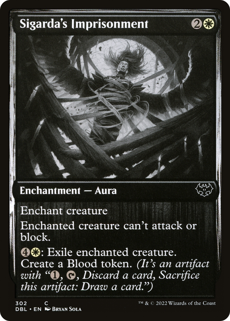 Sigarda's Imprisonment (DBL-302) - Innistrad: Double Feature Foil - Premium MTG Single from Wizards of the Coast - Just $0.08! Shop now at Game Crave Tournament Store