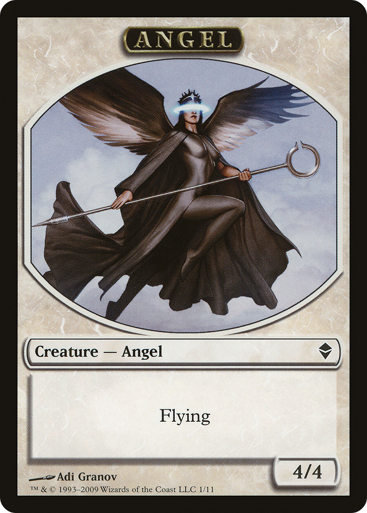 Angel (TZEN-001) - Zendikar Tokens - Premium MTG Single from Wizards of the Coast - Just $0.11! Shop now at Game Crave Tournament Store