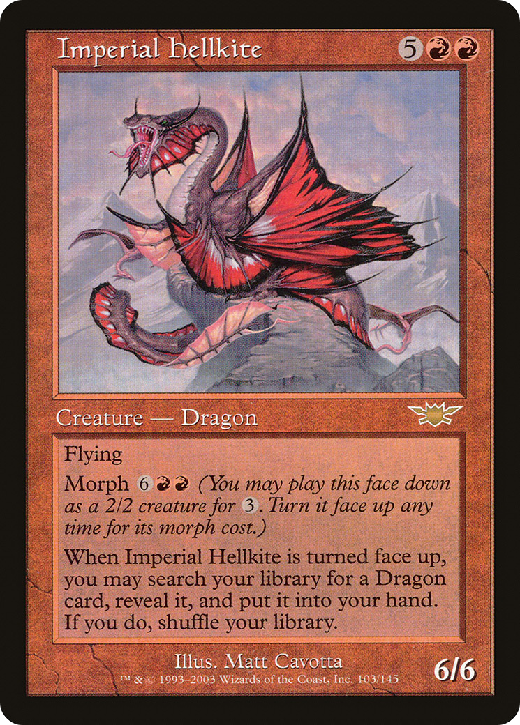 Imperial Hellkite (LGN-103) - Legions - Premium MTG Single from Wizards of the Coast - Just $0.08! Shop now at Game Crave Tournament Store