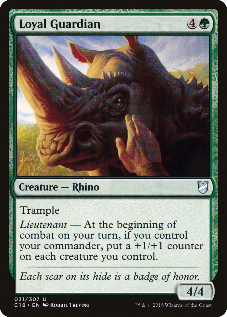 Loyal Guardian (C18-031) - Commander 2018 - Premium MTG Single from Wizards of the Coast - Just $0.19! Shop now at Game Crave Tournament Store
