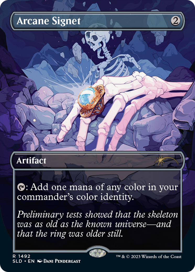 Arcane Signet (SLD-1492) - Secret Lair Drop (Borderless) - Premium MTG Single from Wizards of the Coast - Just $36.21! Shop now at Game Crave Tournament Store