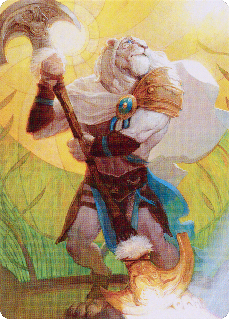 Ajani, Sleeper Agent // Ajani, Sleeper Agent (ADMU-042) - Dominaria United Art Series (Borderless) - Premium MTG Single from Wizards of the Coast - Just $0! Shop now at Game Crave Tournament Store