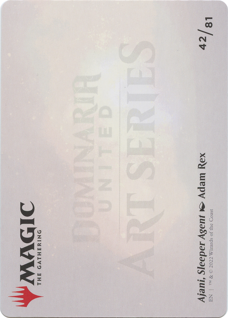 Ajani, Sleeper Agent // Ajani, Sleeper Agent (ADMU-042) - Dominaria United Art Series (Borderless) Foil - Premium MTG Single from Wizards of the Coast - Just $0! Shop now at Game Crave Tournament Store