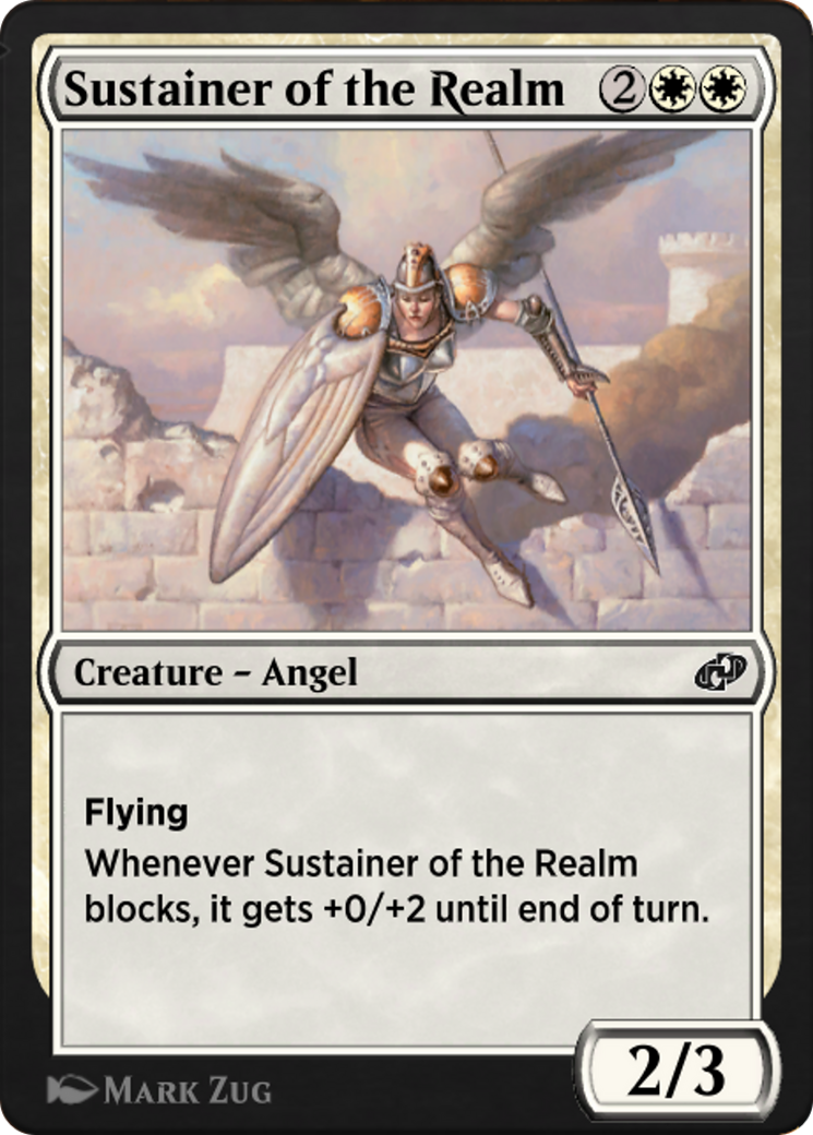 Sustainer of the Realm (J21-146) - Jumpstart: Historic Horizons - Premium MTG Single from Wizards of the Coast - Just $0! Shop now at Game Crave Tournament Store