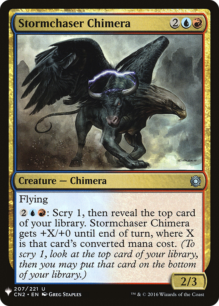 Stormchaser Chimera (MB1-1490) - Mystery Booster - Premium MTG Single from Wizards of the Coast - Just $0.25! Shop now at Game Crave Tournament Store