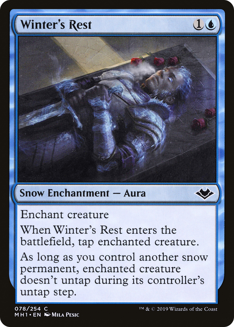 Winter's Rest (MH1-078) - Modern Horizons Foil - Premium MTG Single from Wizards of the Coast - Just $0.34! Shop now at Game Crave Tournament Store