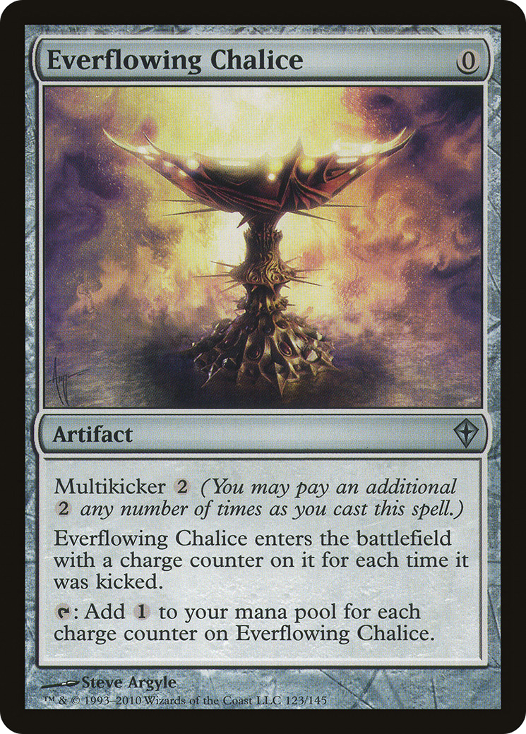 Everflowing Chalice (WWK-123) - Worldwake Foil - Premium MTG Single from Wizards of the Coast - Just $1.08! Shop now at Game Crave Tournament Store