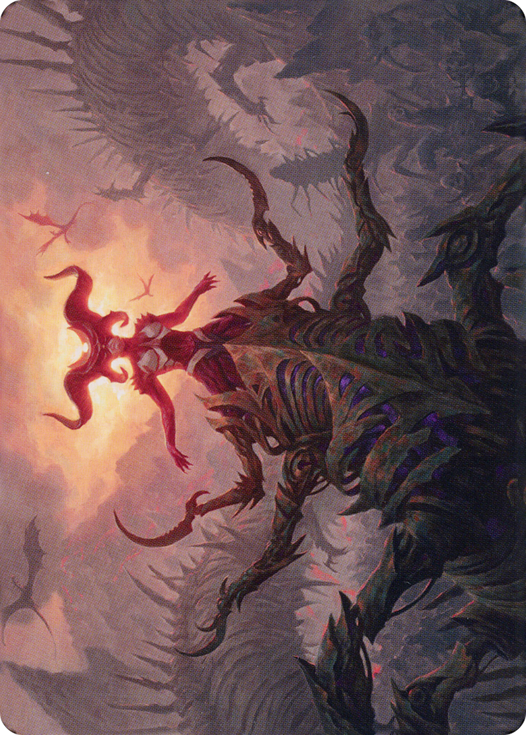 Sheoldred, the Apocalypse // Sheoldred, the Apocalypse (ADMU-026) - Dominaria United Art Series (Borderless) Foil - Premium MTG Single from Wizards of the Coast - Just $0! Shop now at Game Crave Tournament Store