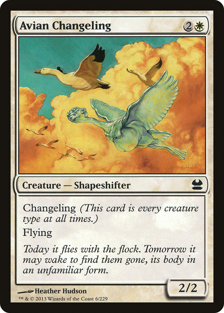 Avian Changeling (MMA-006) - Modern Masters Foil - Premium MTG Single from Wizards of the Coast - Just $0.15! Shop now at Game Crave Tournament Store