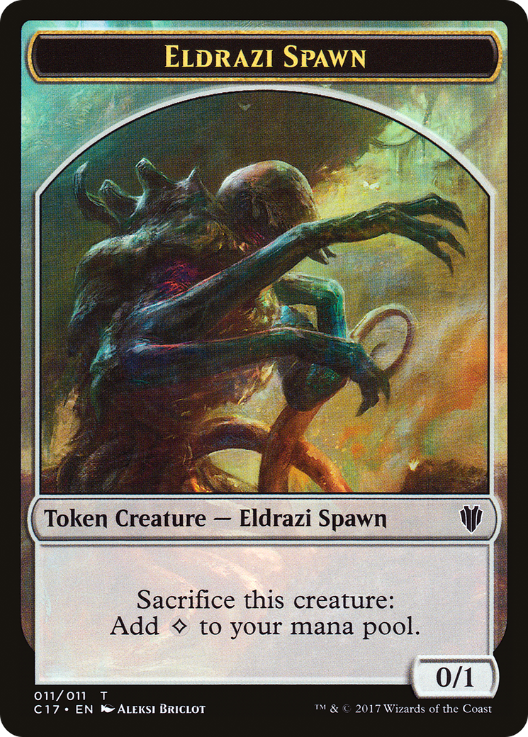Eldrazi Spawn (TC17-011) - Commander 2017 Tokens - Premium MTG Single from Wizards of the Coast - Just $0! Shop now at Game Crave Tournament Store