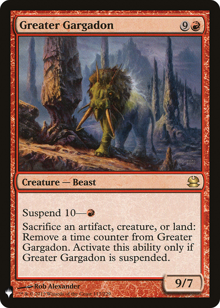 Greater Gargadon (MB1-968) - Mystery Booster - Premium MTG Single from Wizards of the Coast - Just $0.25! Shop now at Game Crave Tournament Store
