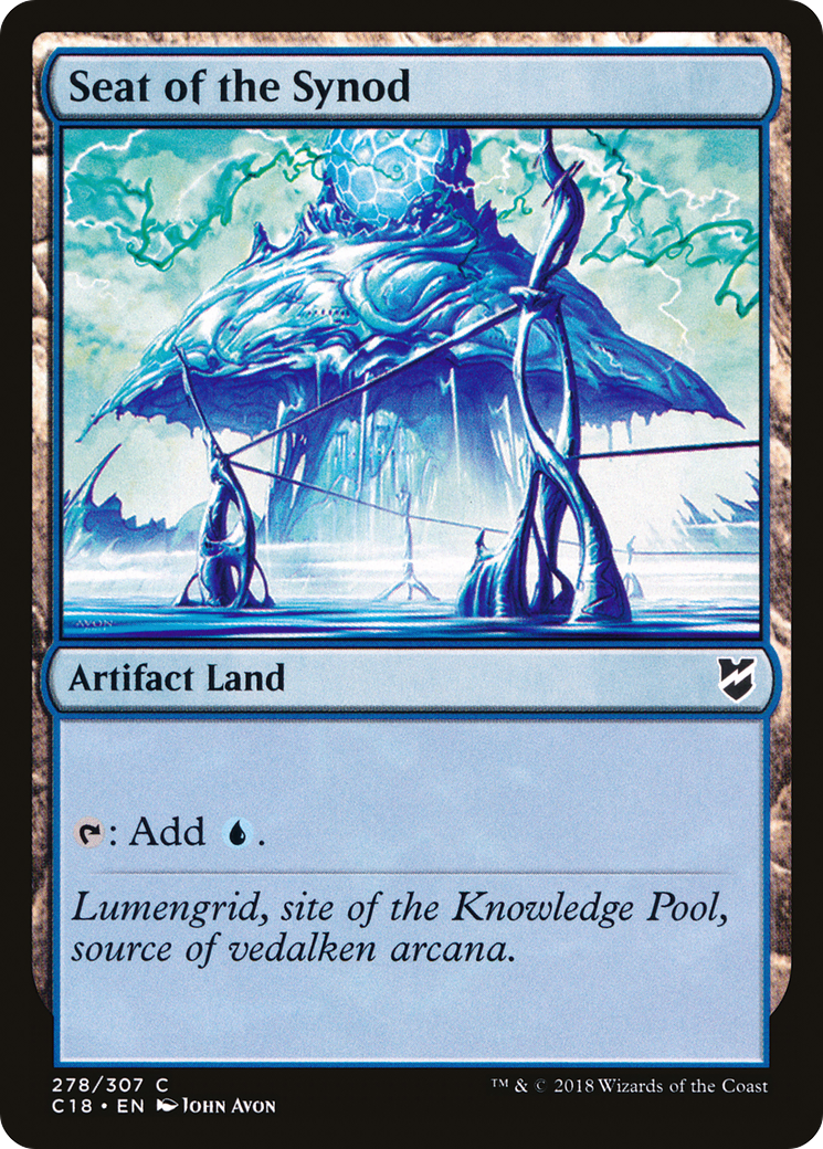 Seat of the Synod (C18-278) - Commander 2018 - Premium MTG Single from Wizards of the Coast - Just $0.96! Shop now at Game Crave Tournament Store