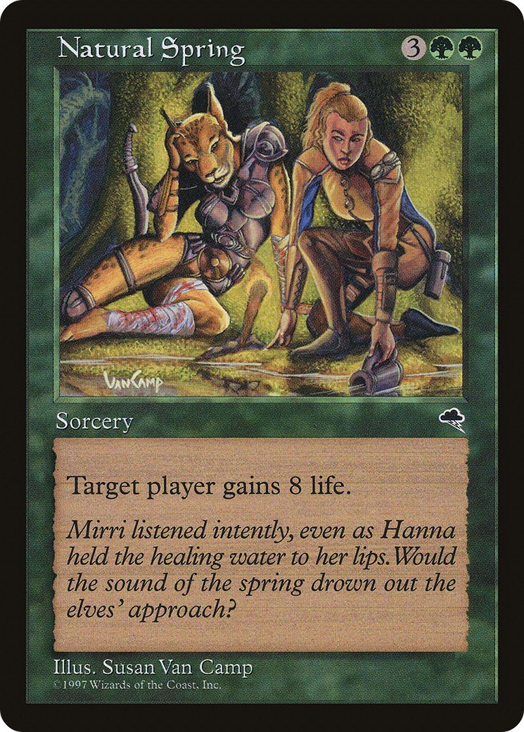 Natural Spring (TMP-239) - Tempest - Premium MTG Single from Wizards of the Coast - Just $0.08! Shop now at Game Crave Tournament Store