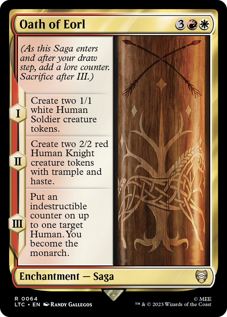 Oath of Eorl (LTC-064) - Tales of Middle-earth Commander - Premium MTG Single from Wizards of the Coast - Just $0.08! Shop now at Game Crave Tournament Store