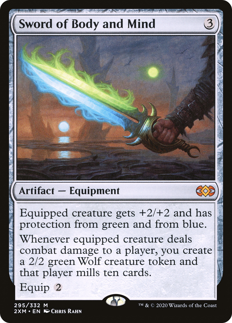 Sword of Body and Mind (2XM-295) - Double Masters - Premium MTG Single from Wizards of the Coast - Just $15.23! Shop now at Game Crave Tournament Store