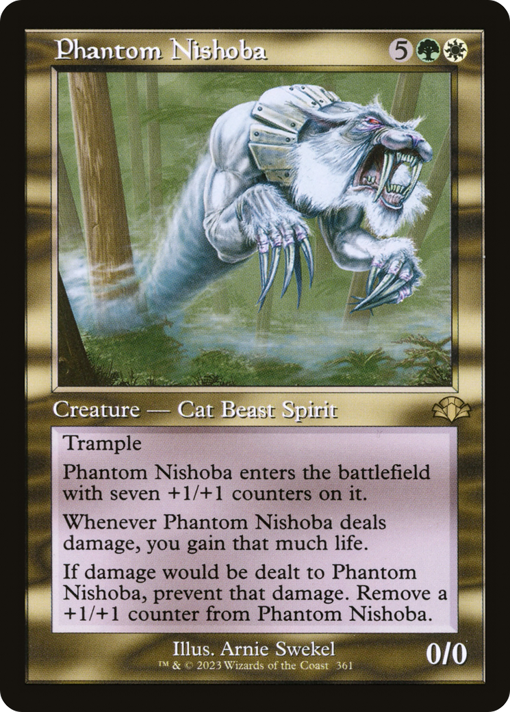 Phantom Nishoba (DMR-361) - Dominaria Remastered Foil - Premium MTG Single from Wizards of the Coast - Just $0.09! Shop now at Game Crave Tournament Store