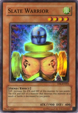 Slate Warrior (TFK-EN003) (TFK-EN003) - The Falsebound Kingdom Unlimited - Premium Yugioh Single from Konami - Just $75.82! Shop now at Game Crave Tournament Store