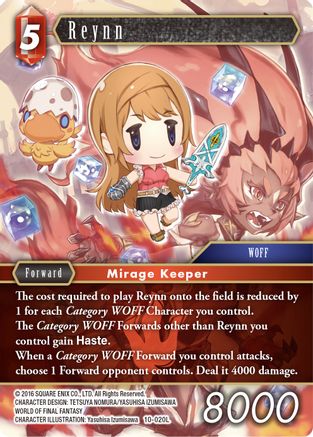Reynn (OPUS X) Foil - Premium Final Fantasy Single from Opus X - Just $1.29! Shop now at Game Crave Tournament Store