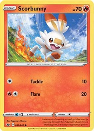 Scorbunny - 031/202 (Premium Collection) 31 - Miscellaneous Cards & Products Holofoil - Premium Pokemon Single from Nintendo - Just $0.50! Shop now at Game Crave Tournament Store