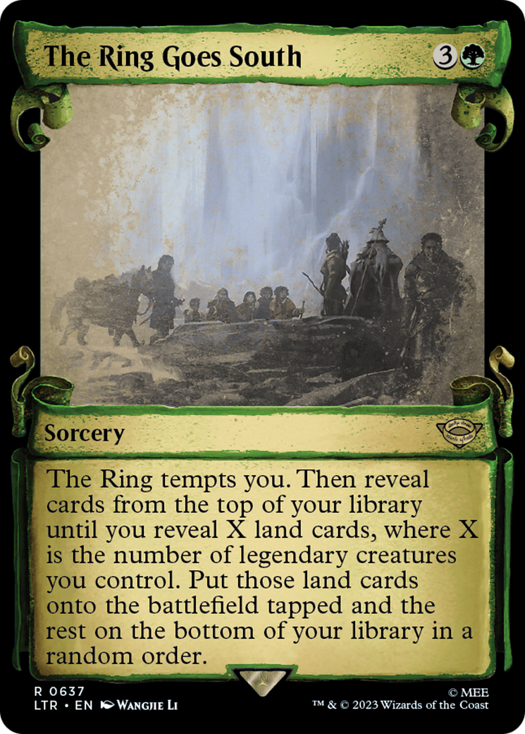 The Ring Goes South (LTR-637) - The Lord of the Rings: Tales of Middle-earth: (Showcase) Foil - Premium MTG Single from Wizards of the Coast - Just $1.16! Shop now at Game Crave Tournament Store