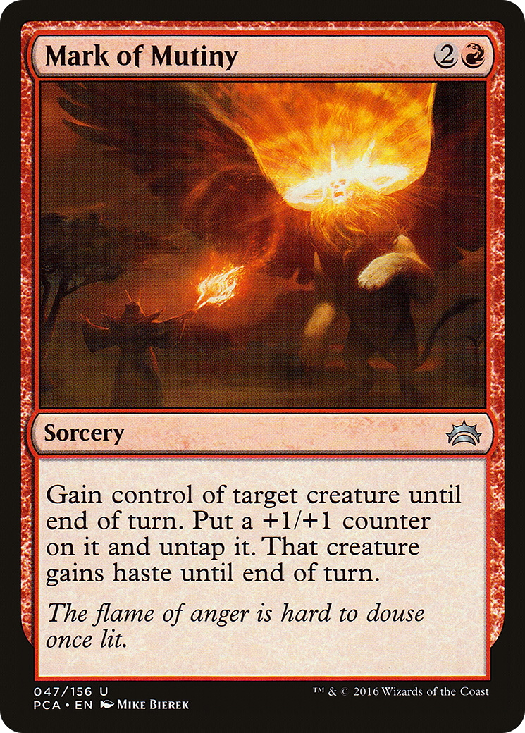 Mark of Mutiny (PCA-047) - Planechase Anthology - Premium MTG Single from Wizards of the Coast - Just $0.08! Shop now at Game Crave Tournament Store