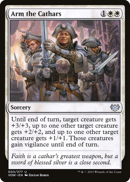 Arm the Cathars (VOW-003) - Innistrad: Crimson Vow - Premium MTG Single from Wizards of the Coast - Just $0.08! Shop now at Game Crave Tournament Store
