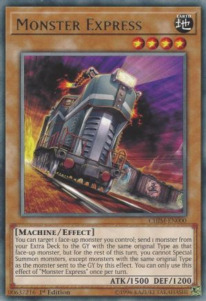 Monster Express (CHIM-EN000) - Chaos Impact Unlimited - Premium Yugioh Single from Konami - Just $0.25! Shop now at Game Crave Tournament Store