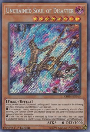 Unchained Soul of Disaster (CHIM-EN010) - Chaos Impact 1st Edition - Premium Yugioh Single from Konami - Just $1.33! Shop now at Game Crave Tournament Store