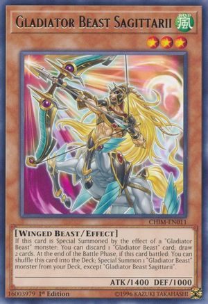 Gladiator Beast Sagittarii (CHIM-EN011) - Chaos Impact 1st Edition - Premium Yugioh Single from Konami - Just $0.25! Shop now at Game Crave Tournament Store