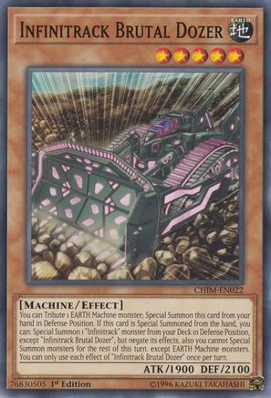 Infinitrack Brutal Dozer (CHIM-EN022) - Chaos Impact 1st Edition - Premium Yugioh Single from Konami - Just $0.25! Shop now at Game Crave Tournament Store