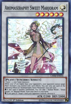 Aromaseraphy Sweet Marjoram (CHIM-EN034) - Chaos Impact Unlimited - Premium Yugioh Single from Konami - Just $0.63! Shop now at Game Crave Tournament Store